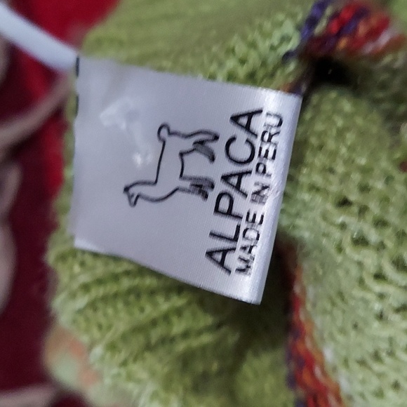 Nwt! Adorable Made In Peru. Alpaca Wool Colorful Beret - Picture 4 of 4